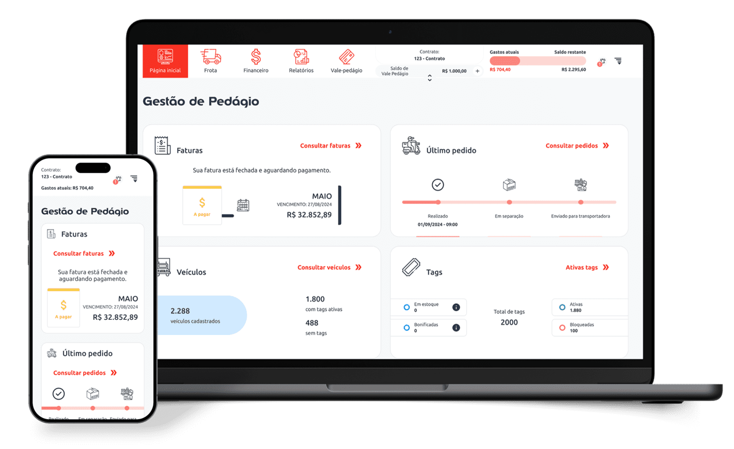 Gestão de Pedágio com a Edenred Mobilidade. Mais liberdade e controle total de tag de pedágio Edenred e free flow