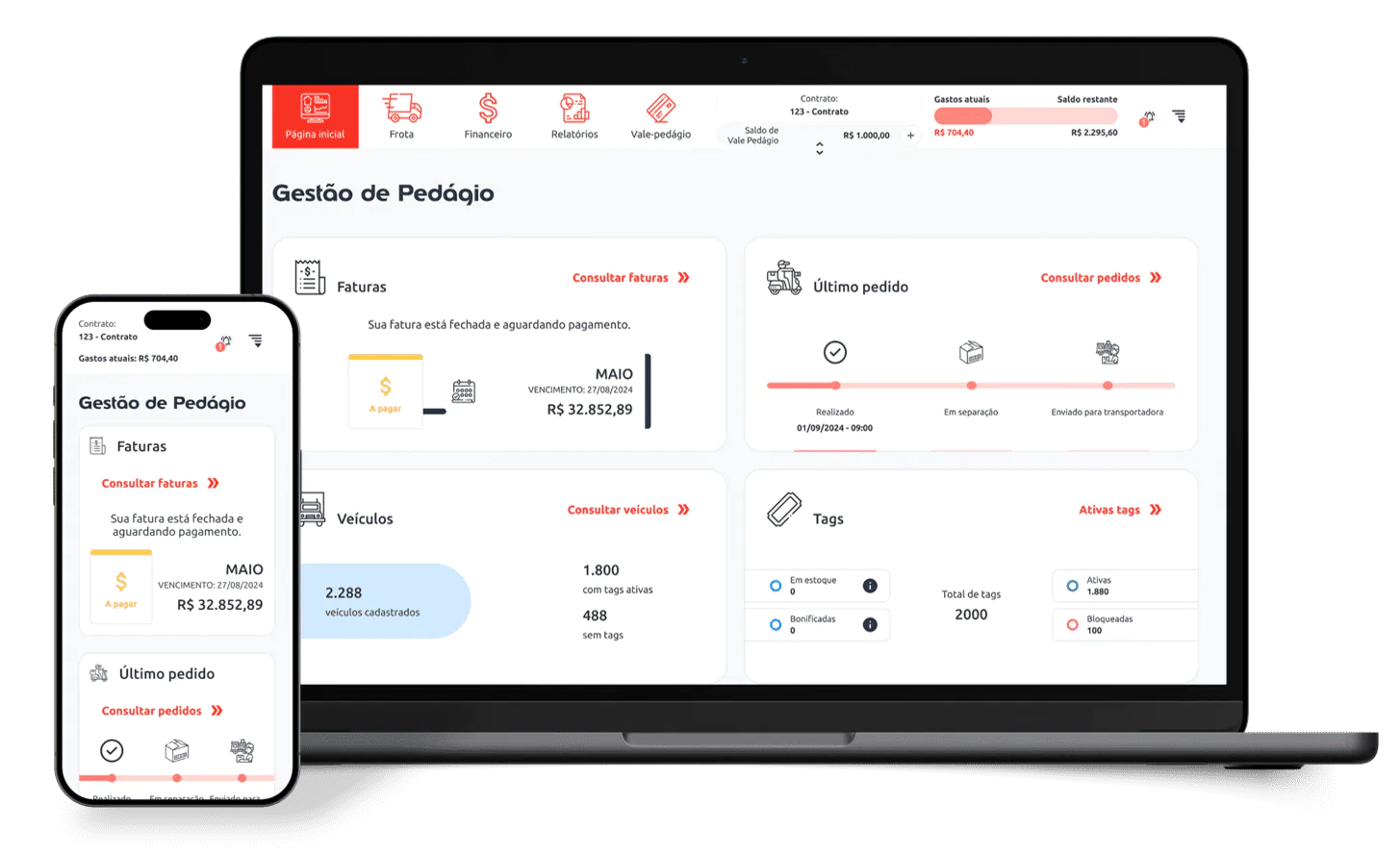 Gestão de Pedágio com a Edenred Mobilidade. Mais liberdade e controle total de tag de pedágio Edenred e free flow